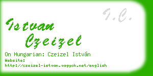 istvan czeizel business card
